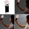 Round led mobile phone selfie ring light